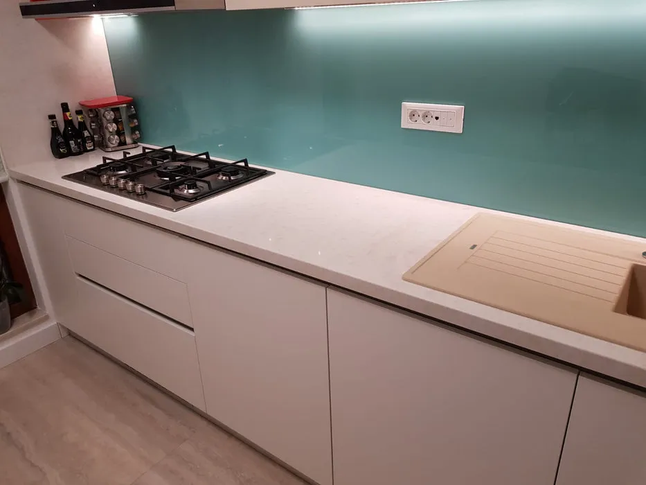 Blat de baie quartz Kgold