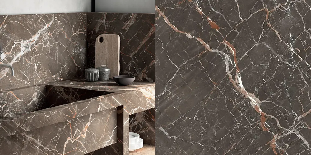 Blat de baie ceramică Ombra di Caravaggio