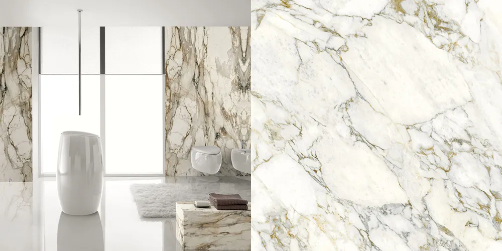 Blat de baie ceramică Marmo Antico