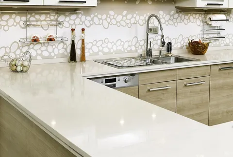 Blat de baie quartz 306 Oasis