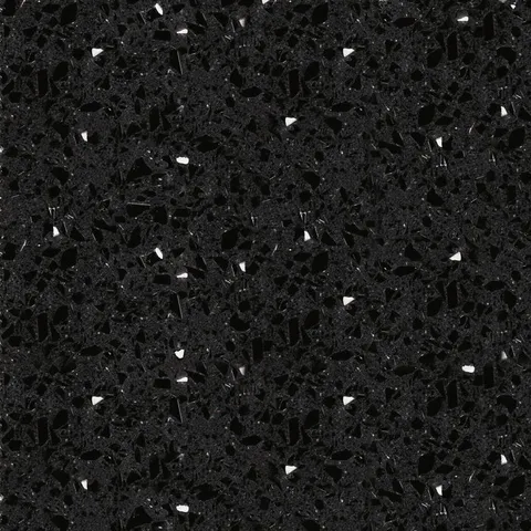Blat de baie quartz Brillante Nero