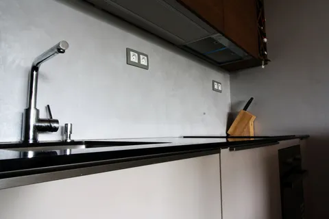 Blat de baie quartz Gobi Black