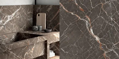 Blat de baie ceramică Ombra di Caravaggio