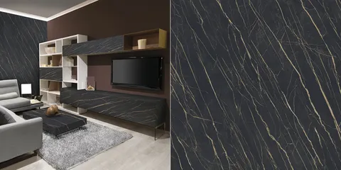Blat de baie ceramică Portoro