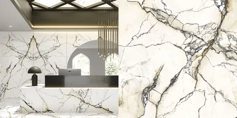 Blat de baie ceramică Paunazzetto Reale
